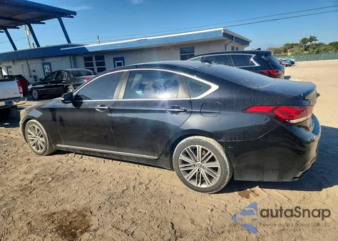 2018 Genesis G80 Base z USA, uszkodzony, nr VIN KMHGN4JE9JU269881